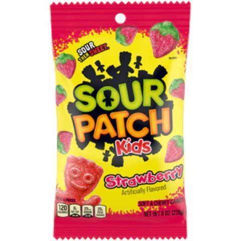 Order Sour Patch Kids Strawberry 8oz food online from 7-Eleven store, Littleton on bringmethat.com