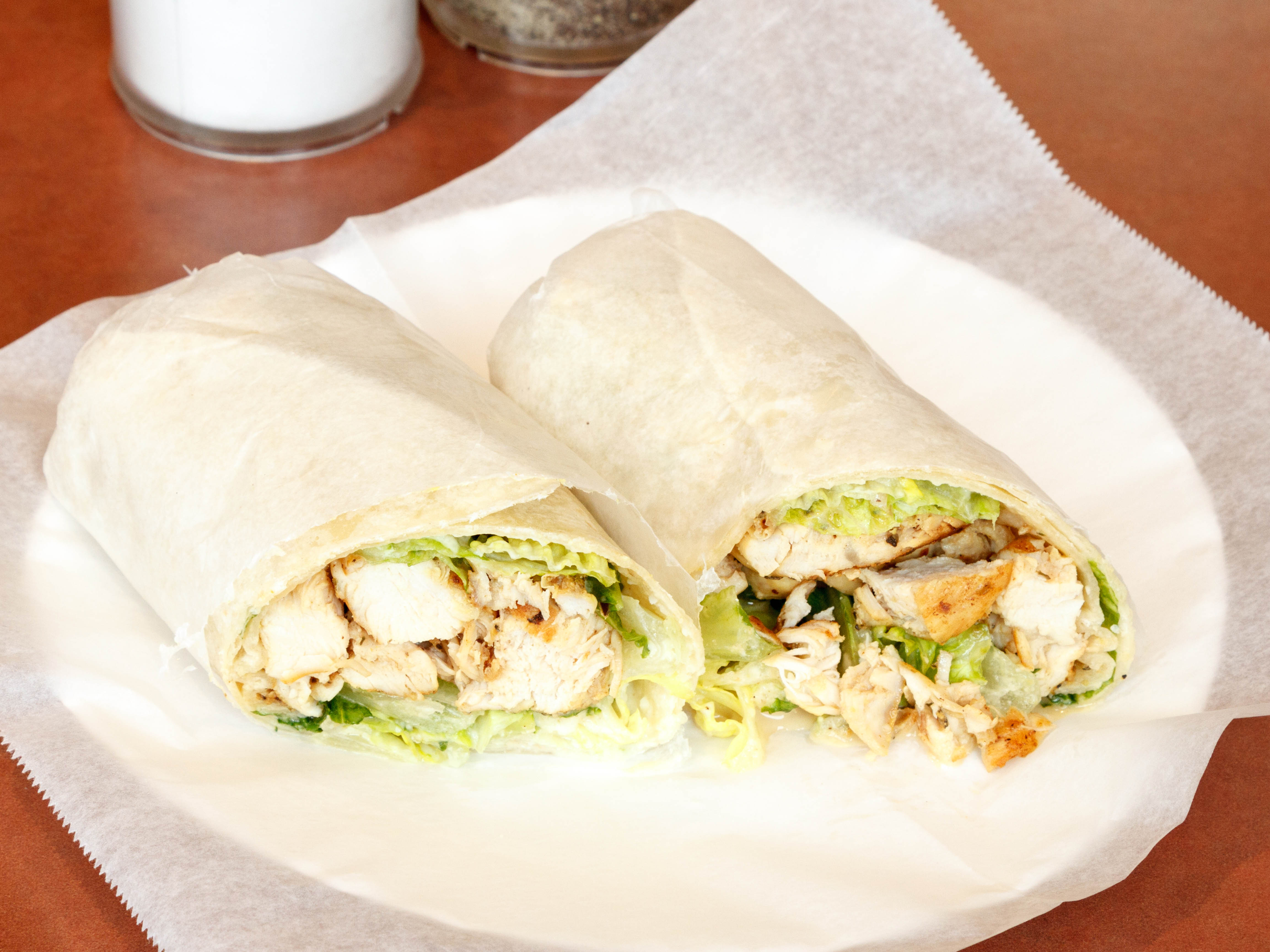 Order Chicken Caesar Wrap food online from Brother's Roast Beef & Pizza store, Brookline on bringmethat.com