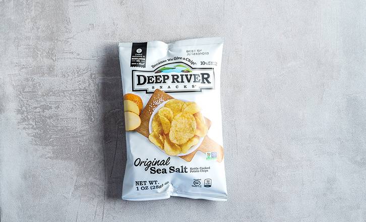 Order Deep River Chips - Original Sea Salt food online from Zoes Kitchen store, Nashville on bringmethat.com