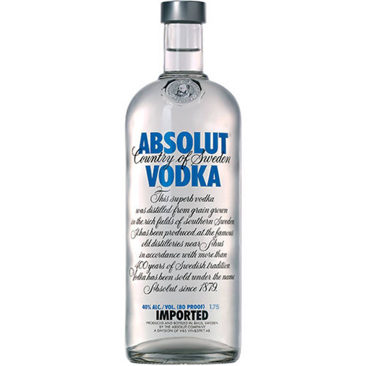 Order Absolut Vodka 1.75L food online from Windy City Liquor Market store, El Cajon on bringmethat.com