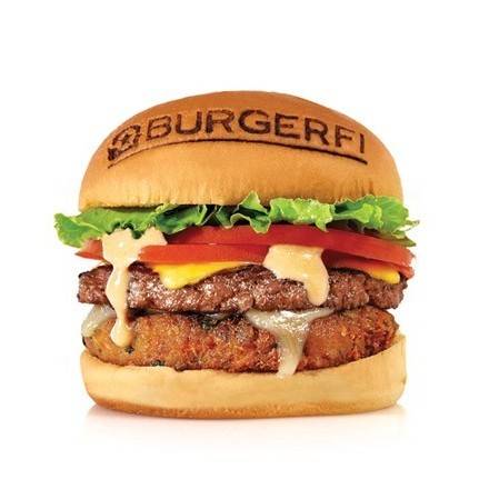 Order CONFLICTED BURGER food online from Burgerfi store, Arlington on bringmethat.com