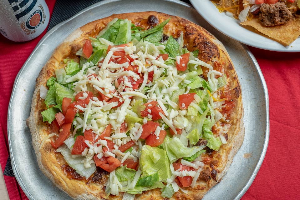 Order Taco Pizza food online from Calloway Sports Bar & Grill store, West Columbia on bringmethat.com