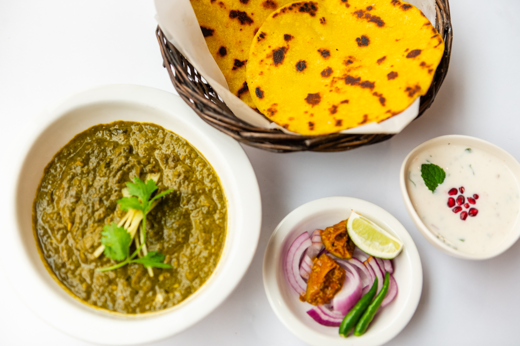 Order Makki di Roti and Saag food online from Chaat Bhavan store, Sunnyvale on bringmethat.com