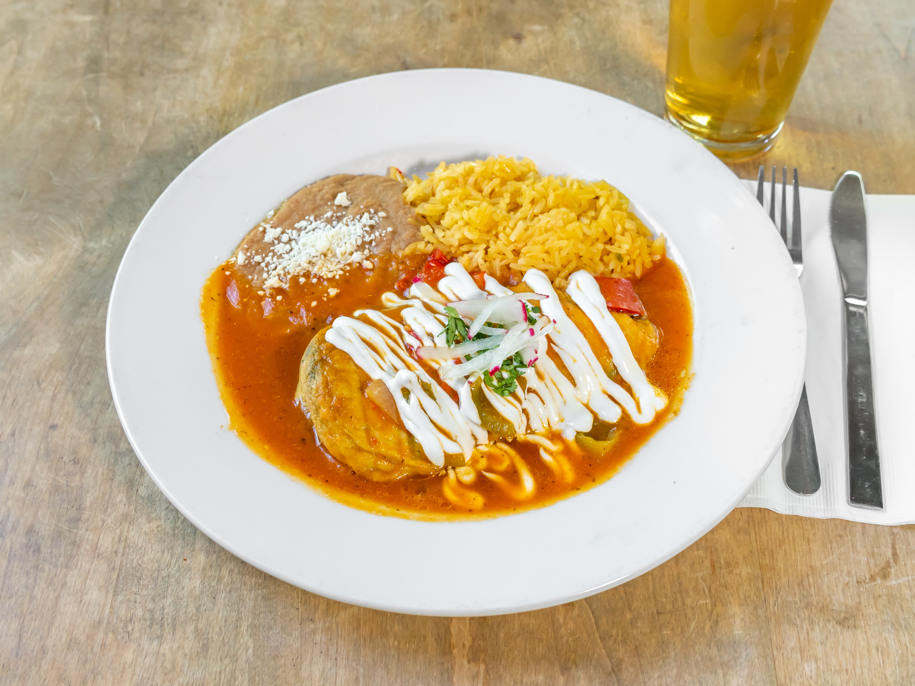 Order Chile Relleno Platillo food online from Azul Mexican Food & Tequila Bar store, Sacramento on bringmethat.com