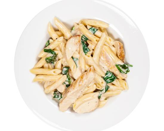 Order The Fettuccini Alfredo food online from The Pasta Story store, San Mateo on bringmethat.com