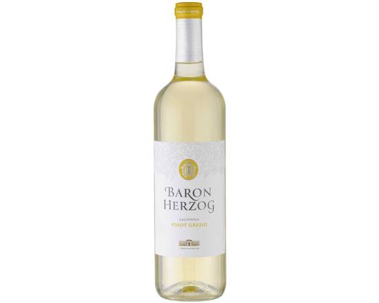 Order Baron Herzog, Pinot Grigio California (2020) · 750 mL food online from House Of Wine store, New Rochelle on bringmethat.com