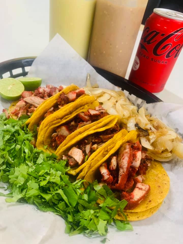 Order Trompo Combo Tacos food online from Taqueria De Jalisco South Pharr store, Pharr on bringmethat.com