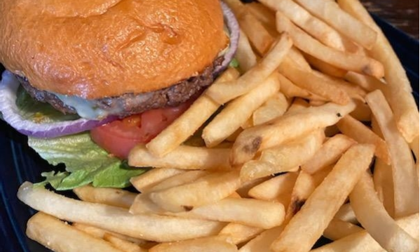 Order  1/2 lb. Churchill’s Burger food online from Churchill Pub & Grille store, San Marcos on bringmethat.com