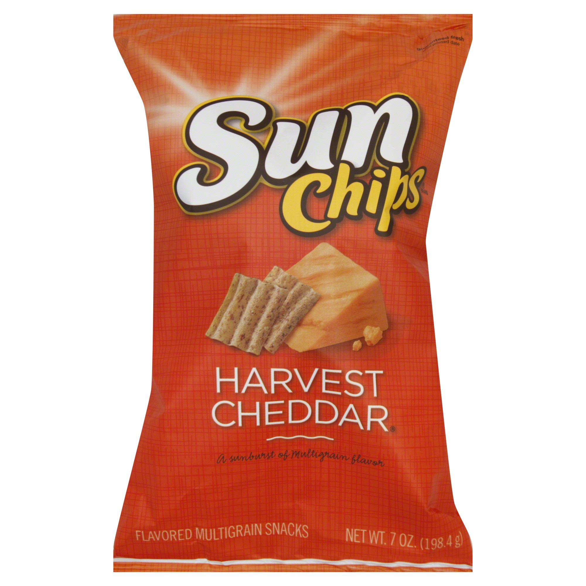 Order Sun Chips Multigrain Snacks, Harvest Cheddar Flavored - 7 oz food online from Rite Aid store, MILLER PLACE on bringmethat.com