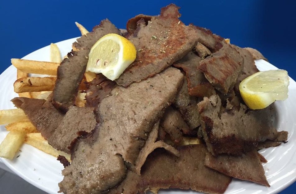 Order Gyro Platter food online from Georges Souvlaki Of Astoria & More store, Brooklyn on bringmethat.com