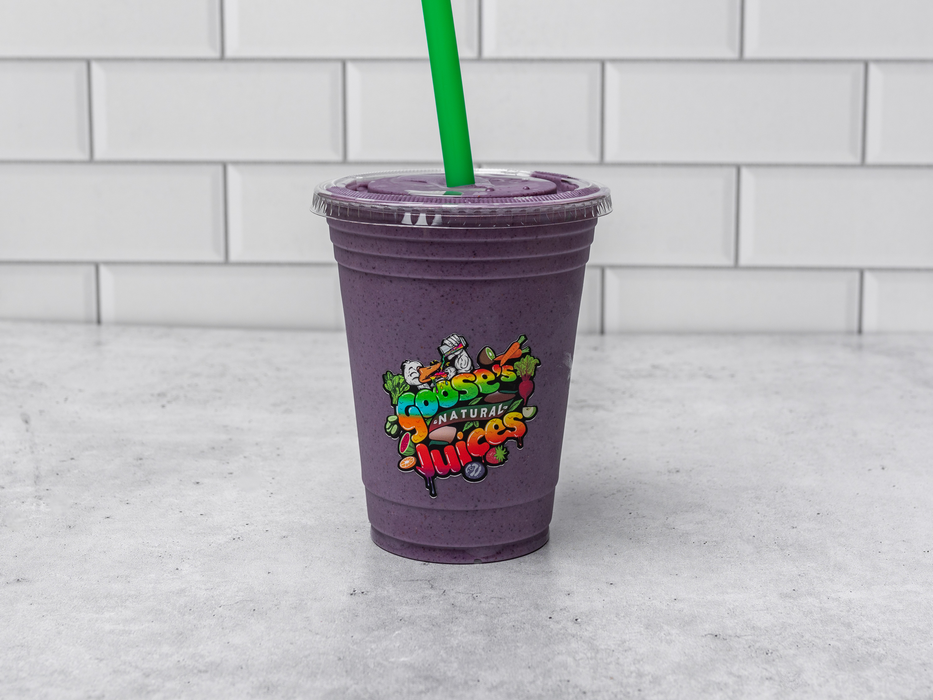 Order The Purple People Eater Smoothie food online from Gooses Natural Juices store, Elgin on bringmethat.com