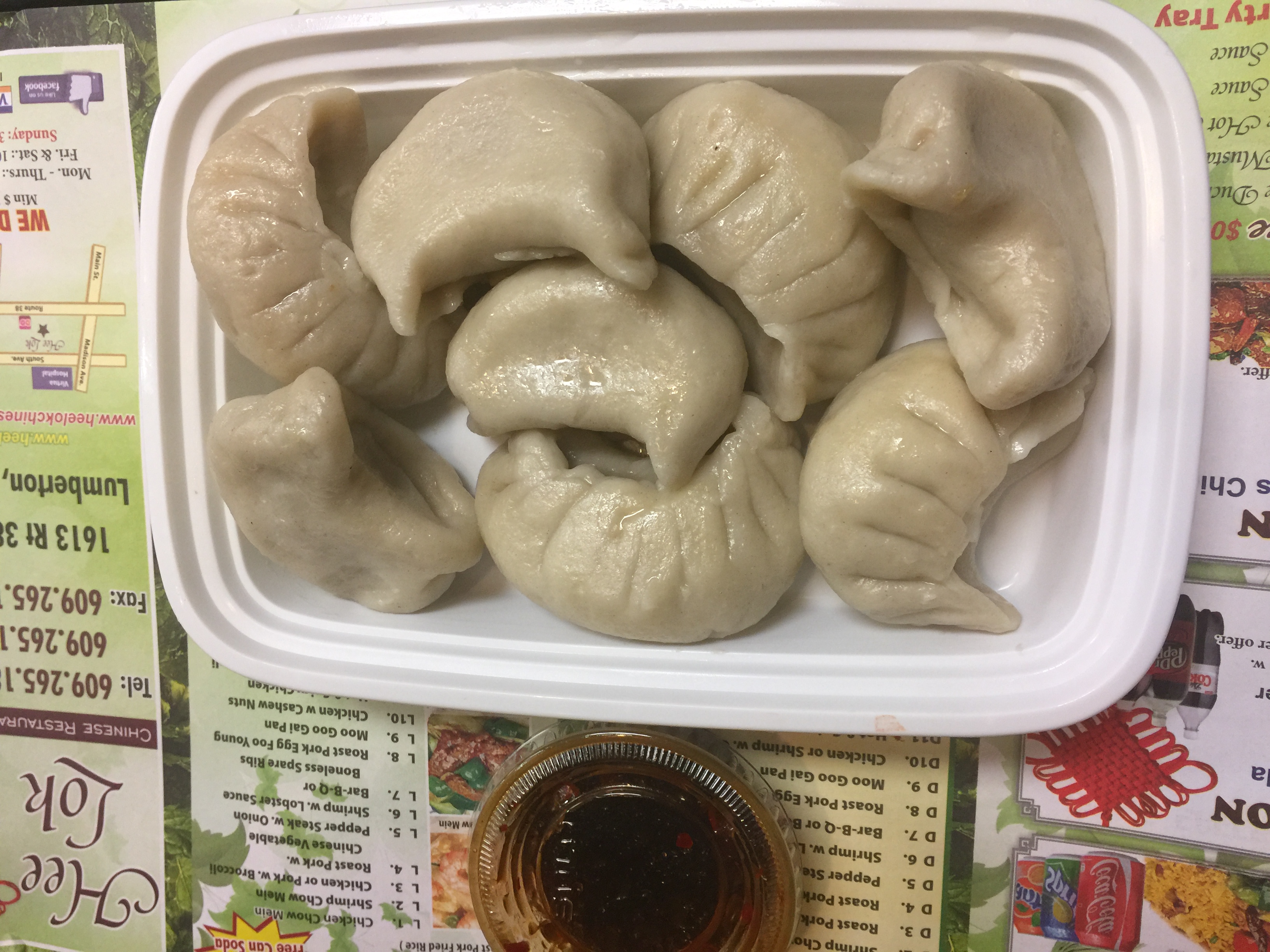Order 10. Seven Vegetable Dumplings   food online from Heelok Asian Fusion store, Lumberton on bringmethat.com