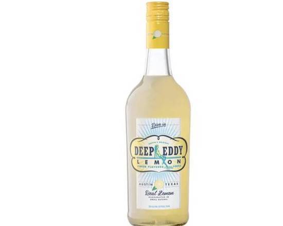 Order Deep Eddy Lemon, 750mL vodka (35.0% ABV) food online from Cold Spring Liquor store, Liberty Hill on bringmethat.com