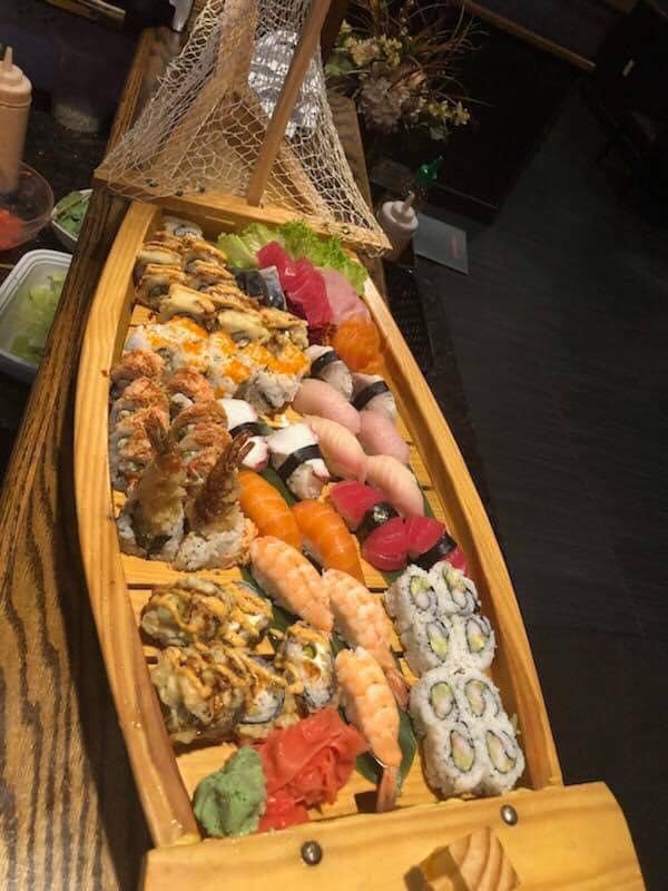Order Sushi Boat food online from Fujiyama Japanese Steakhouse store, Marion on bringmethat.com
