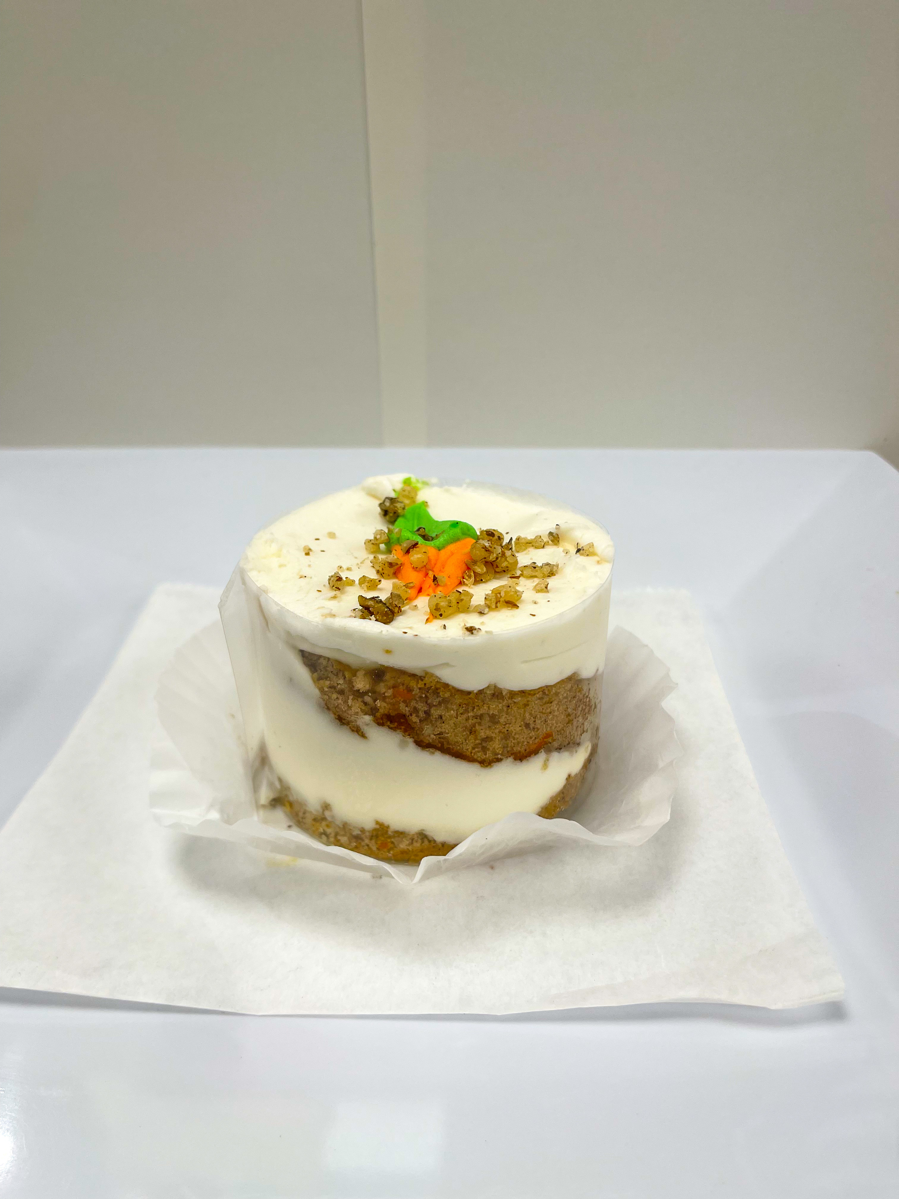 Order Mini Carrot Cake food online from Juice Brothers store, New York on bringmethat.com