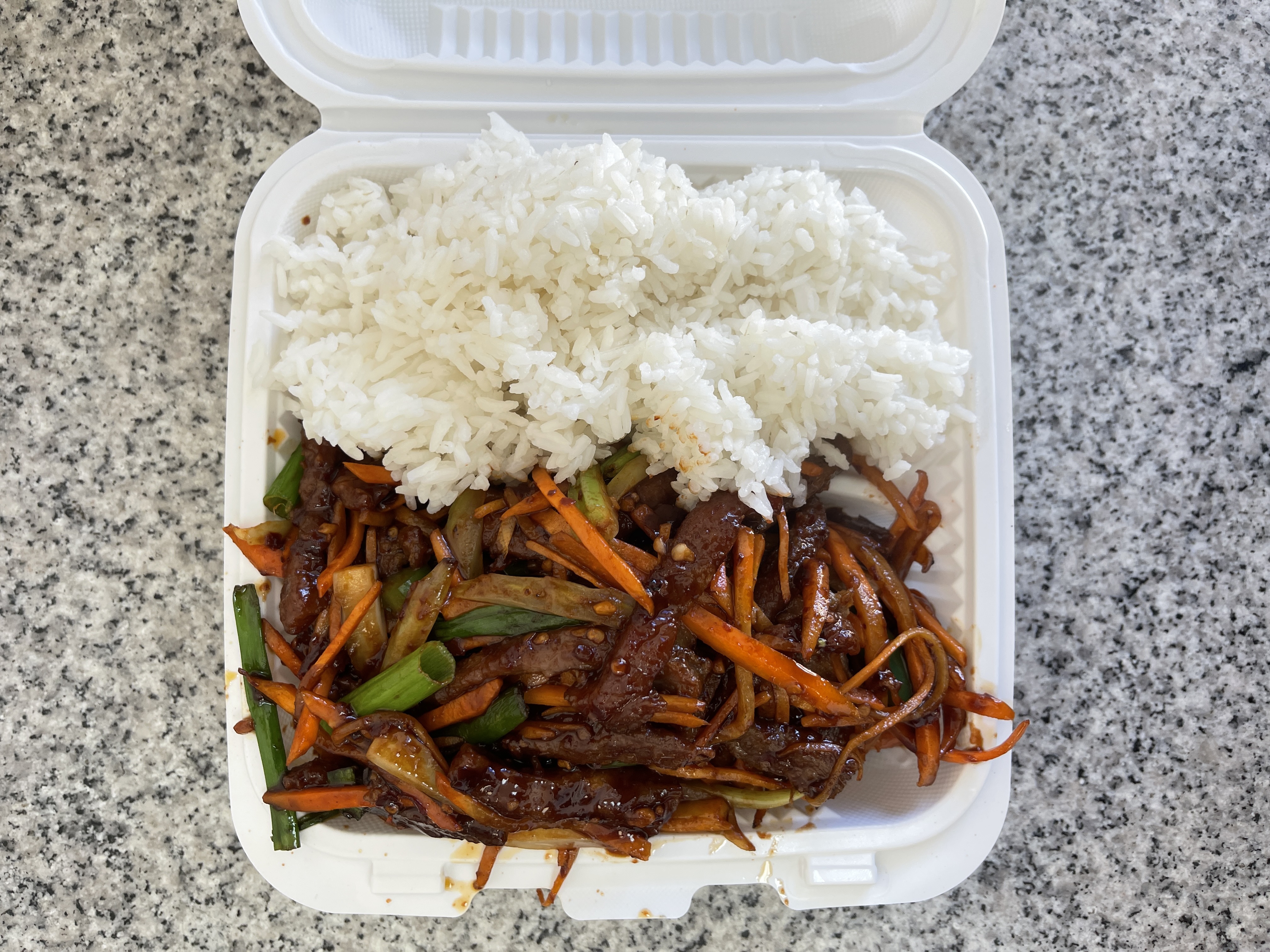 Order #13. Szechuan Beef Lunch Special food online from China Express store, Vienna on bringmethat.com