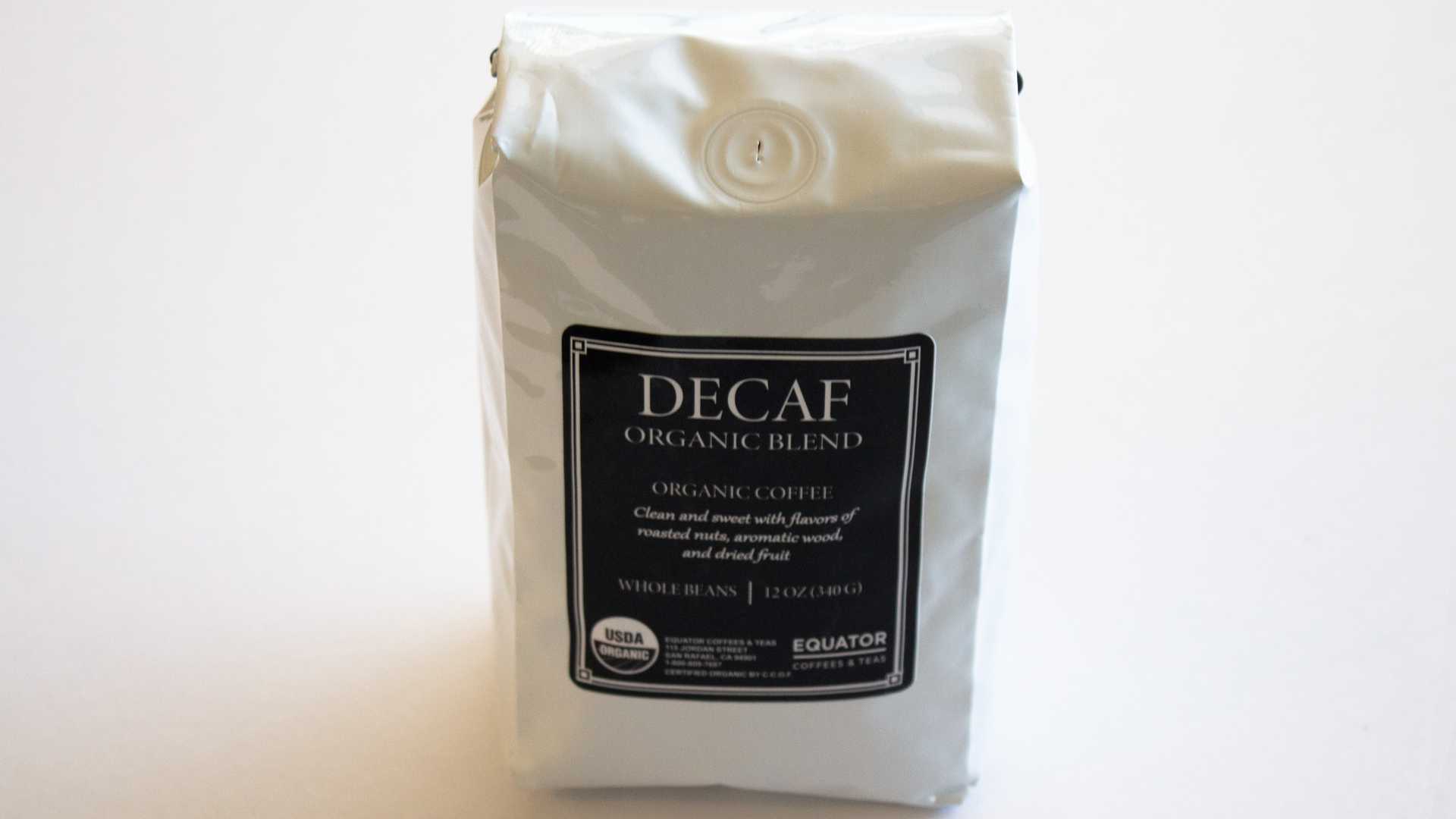 Order Bag of Equator Decaf Coffee Beans, 12 oz. food online from Rustic Bakery store, Novato on bringmethat.com