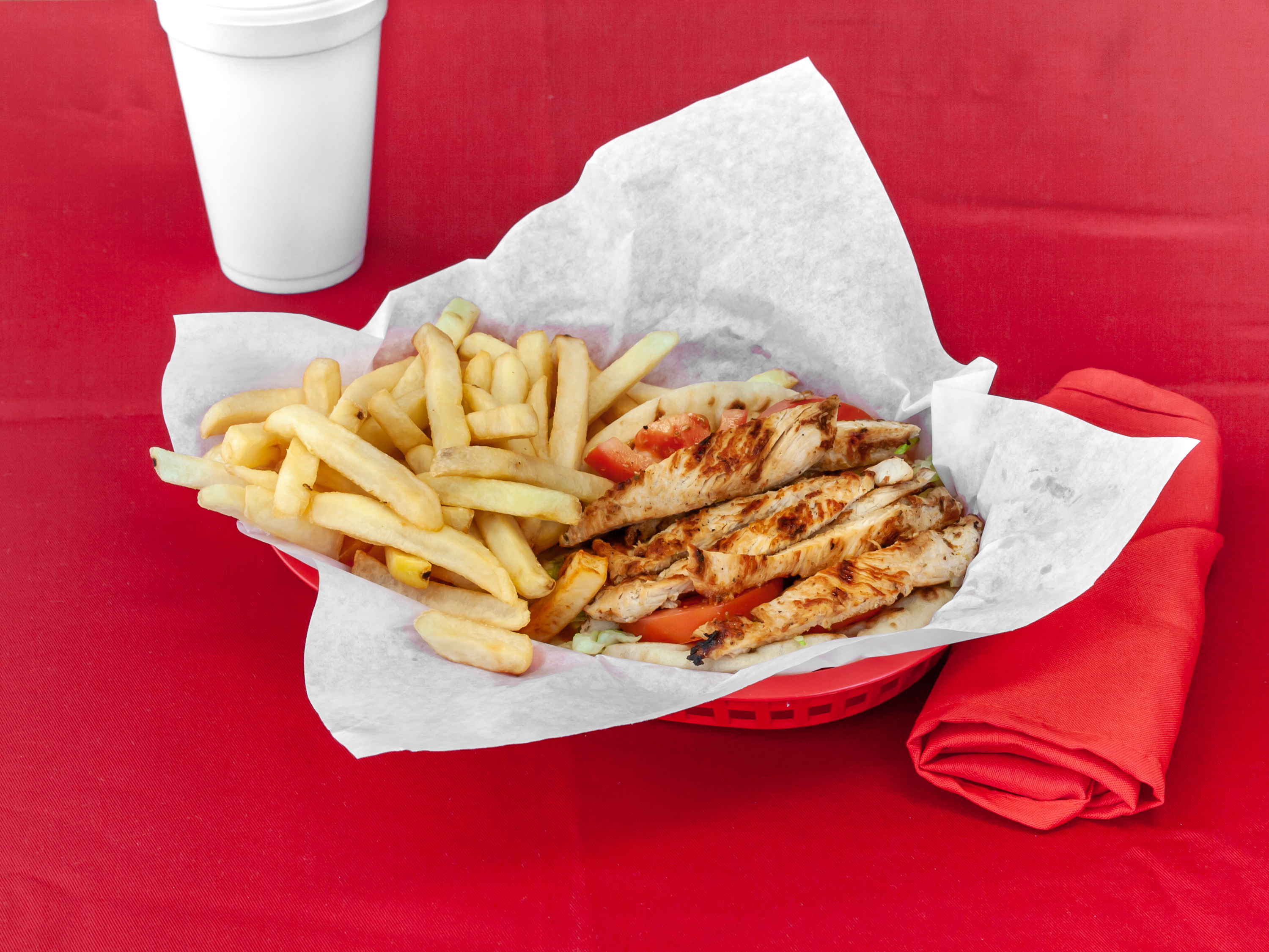Order Chicken Breast on Pita food online from Munchies gyros & pizza store, Chicago on bringmethat.com