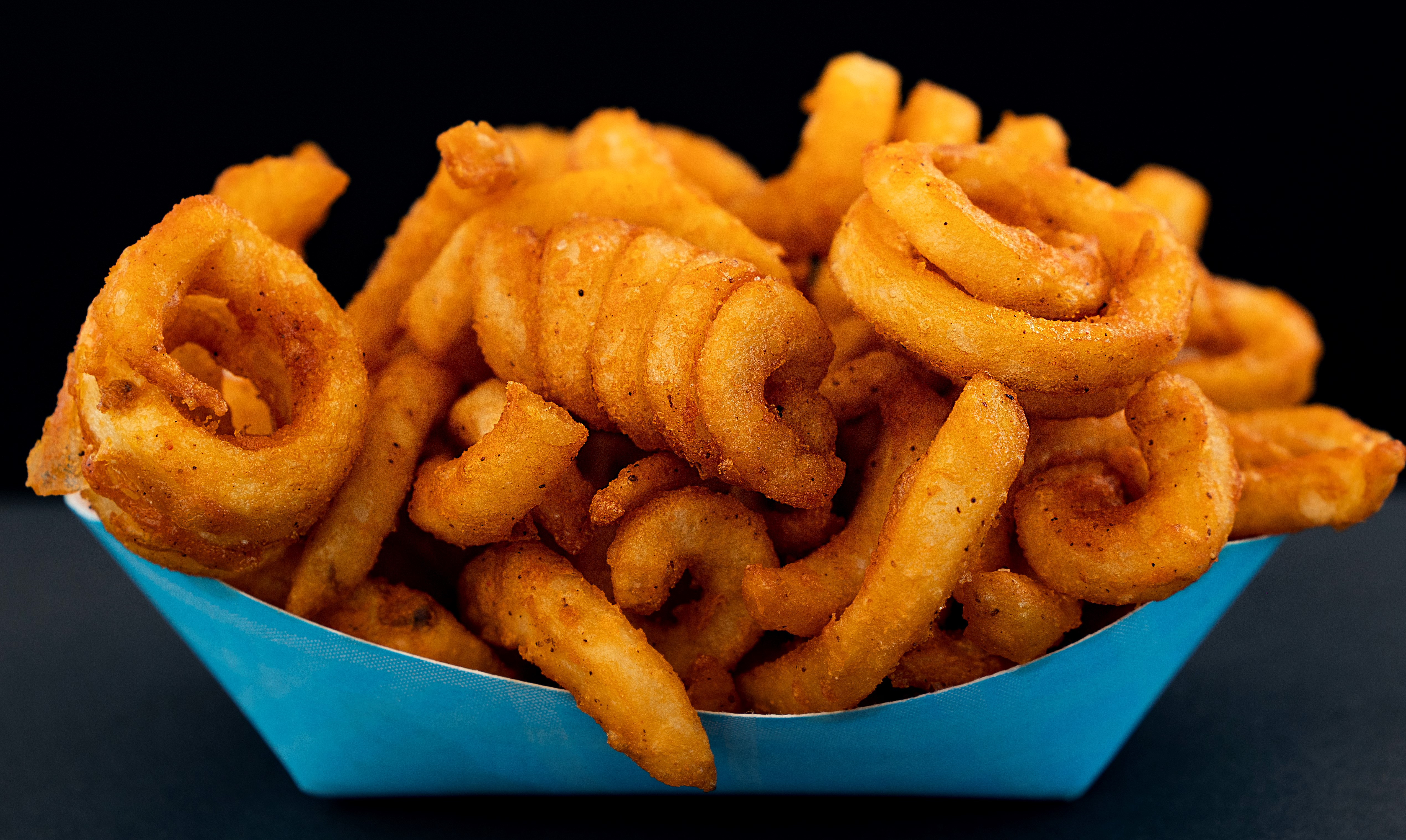 Order Curly Fries food online from Banderas Burger Grill store, Bakersfield on bringmethat.com