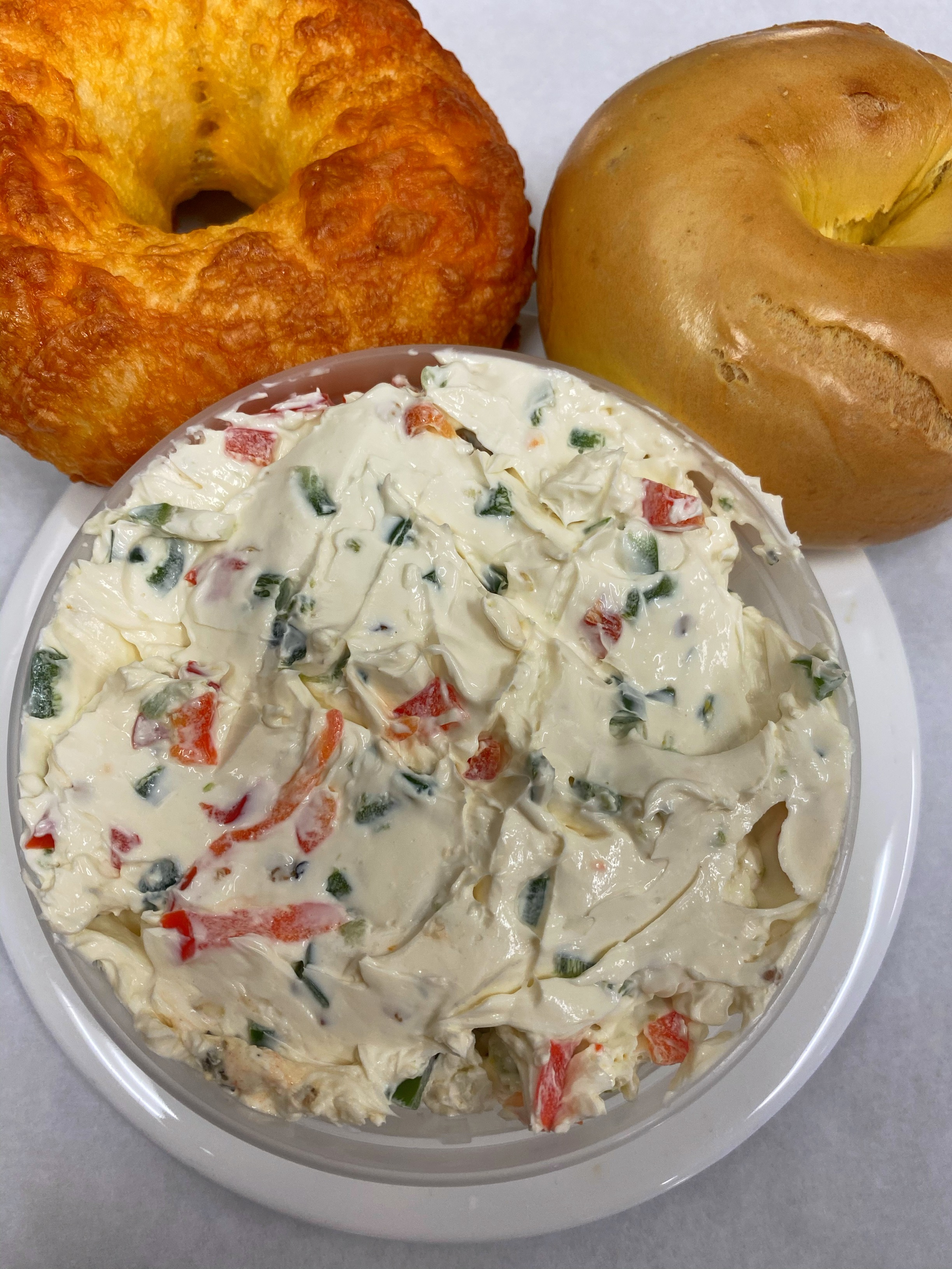 Order Jalapno Cream Cheese food online from Bagel Place Cafe store, Sunnyvale on bringmethat.com
