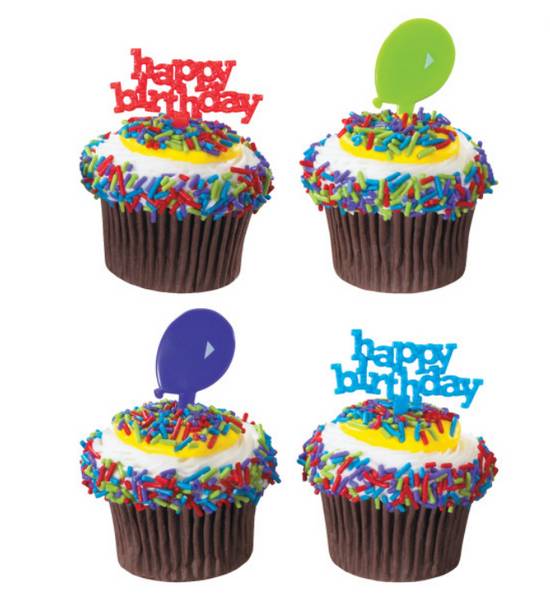 Order Birthday Picks food online from The Cupcake Collection store, Nashville on bringmethat.com