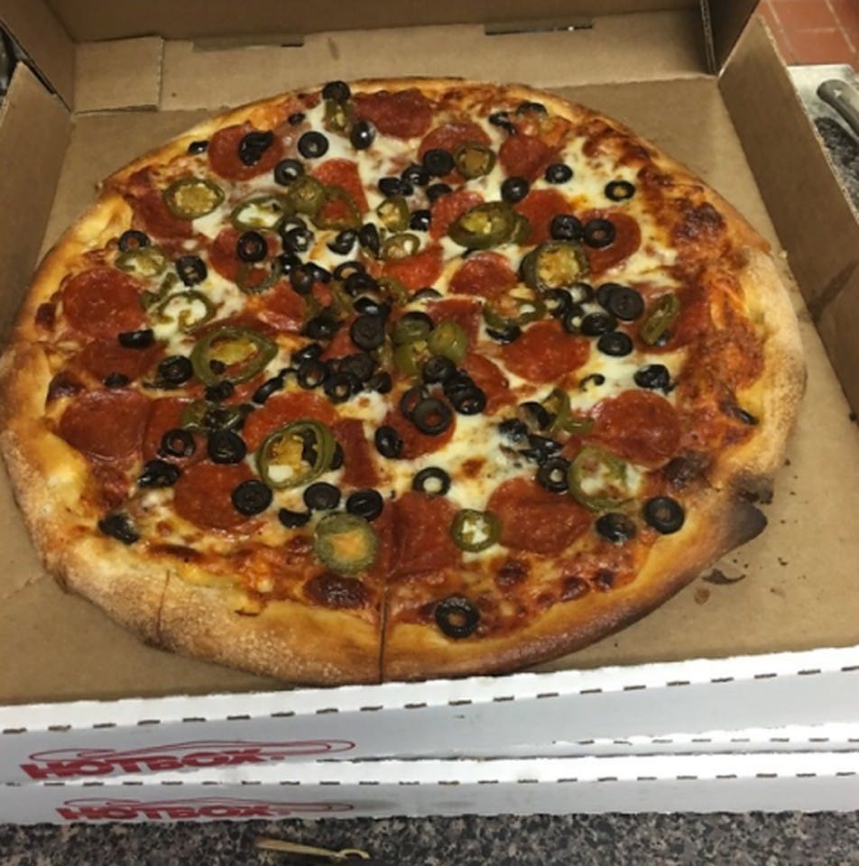 Order Combo Pizza - Medium 12'' (6 Slices) food online from Michael's Pizza store, Calabasas on bringmethat.com