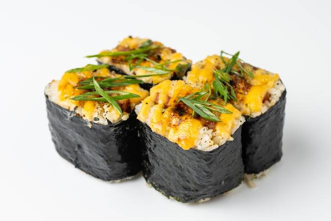 Order 2 for 6 Spam Brulee Musubi food online from Shootz- Long Beach store, Long Beach on bringmethat.com