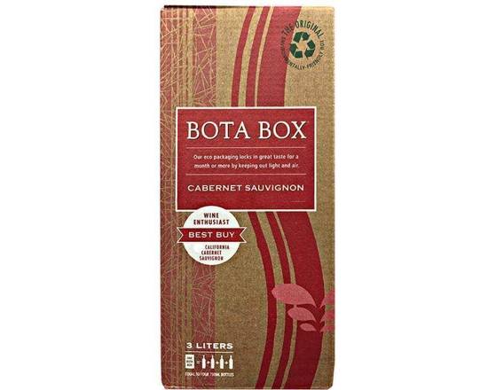 Order Bota Box Cabernet Sauv, 3L Box food online from Babaro Liquor Store store, Peabody on bringmethat.com