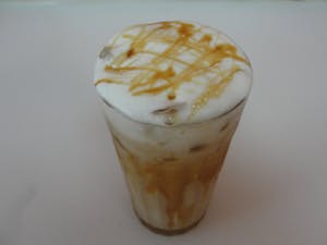Order Iced Carmel Latte food online from Enatye Ethiopian Restaurant store, Herndon on bringmethat.com
