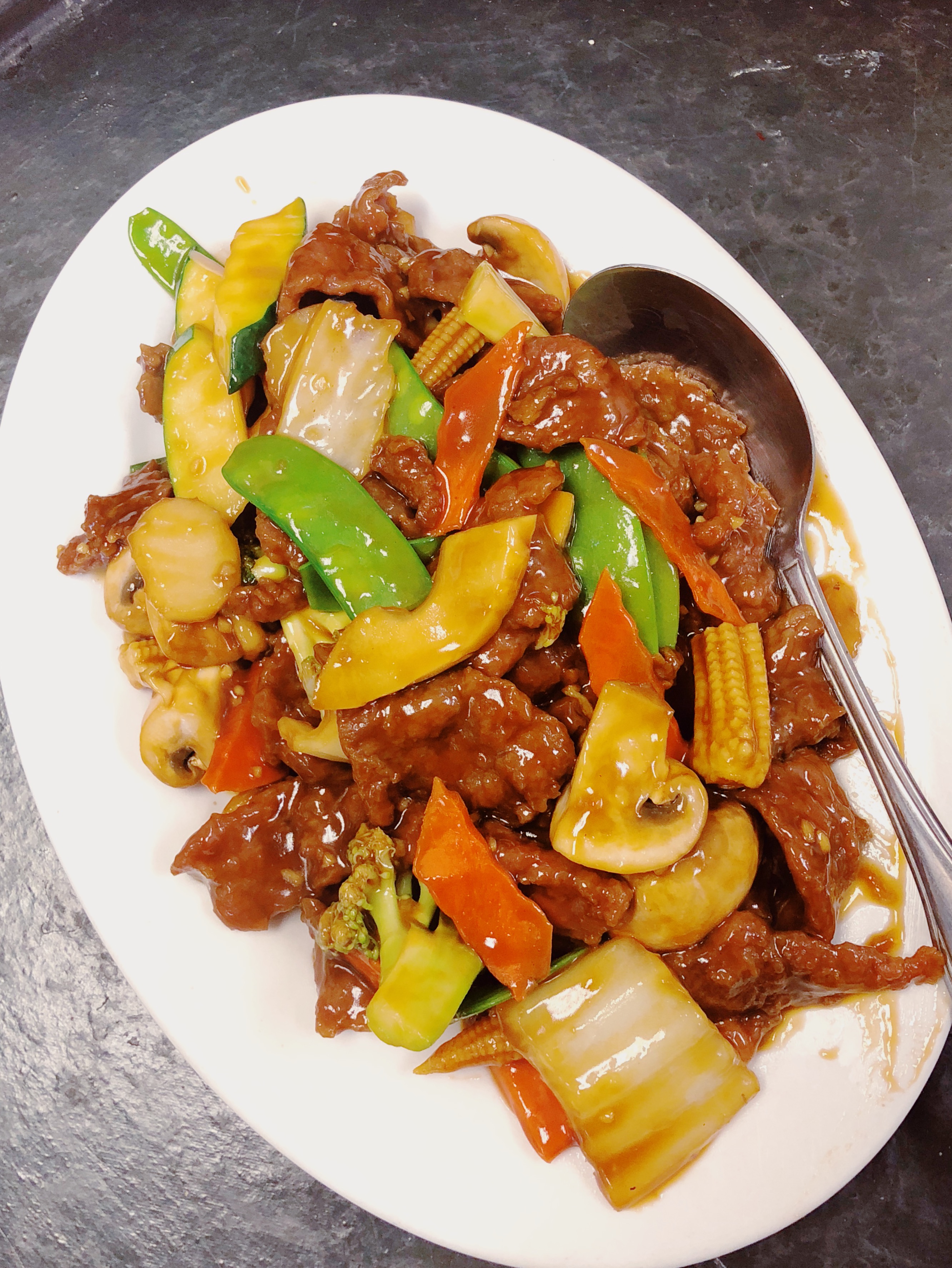 Order Beef with Mixed Vegetables food online from New China Cuisine store, North Las Vegas on bringmethat.com