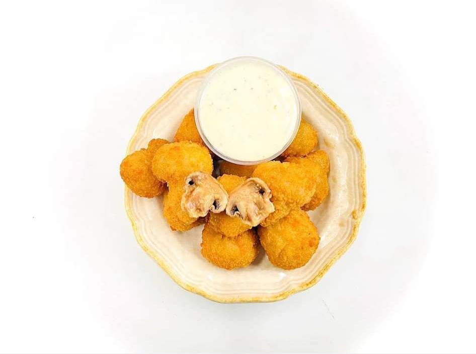 Order 12 Pieces Battered Mushrooms food online from Hawaiian Grill store, Saint Louis on bringmethat.com