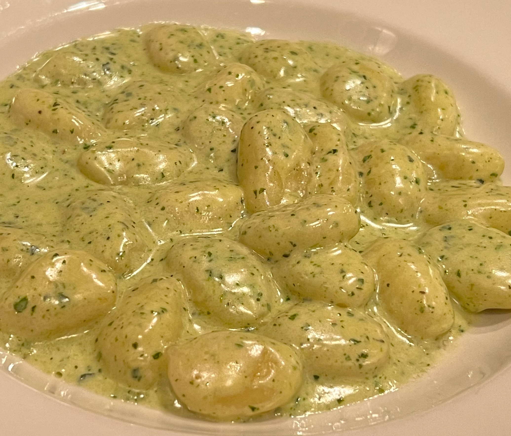 Order Gnocchi with Roasted Garlic & Pesto    food online from Angelino Restaurant, Philadelphia store, Philadelphia on bringmethat.com