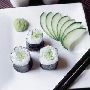 Order Cucumber Roll food online from Oyama Sushi & Steakhouse store, Cedar Rapids on bringmethat.com