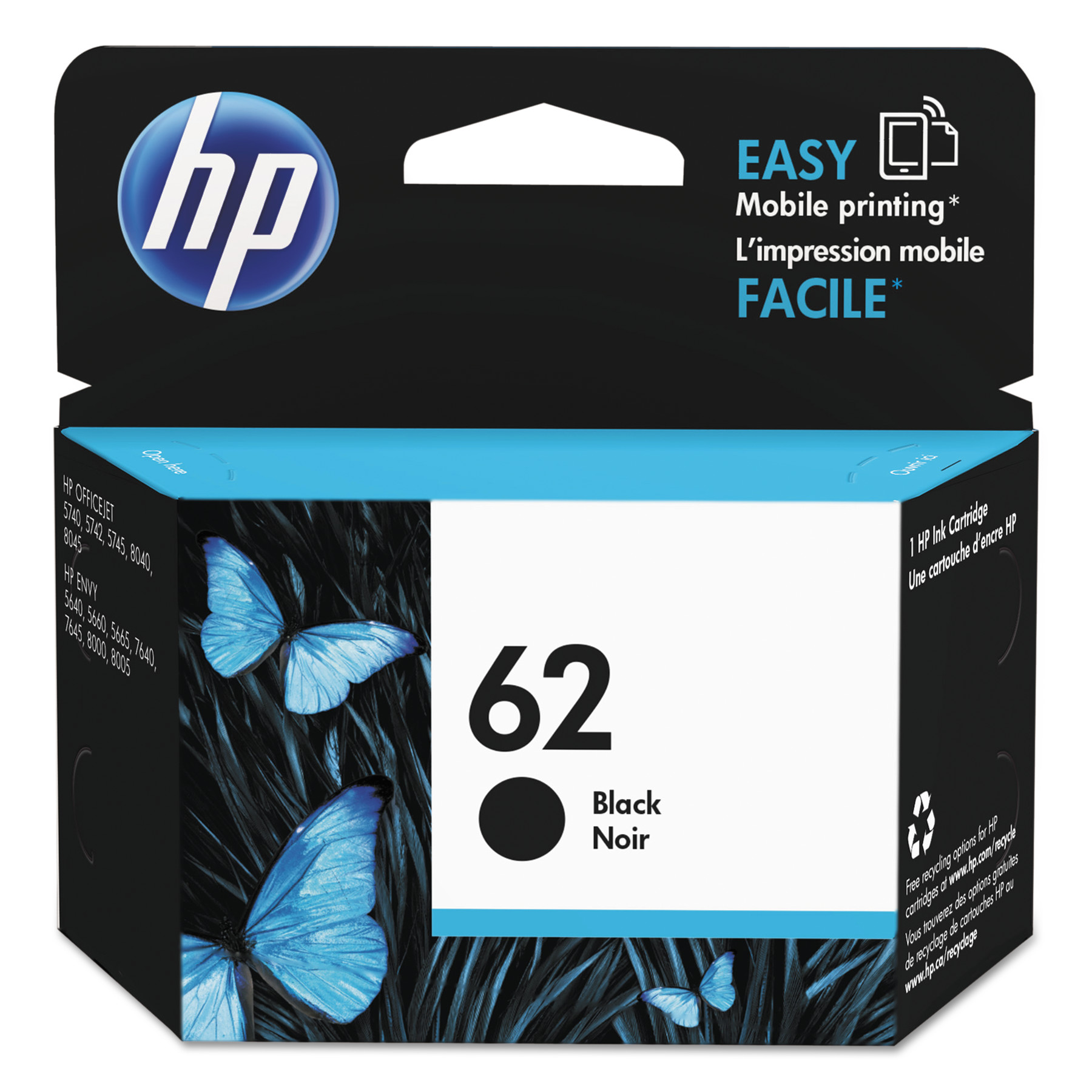 Order HP 62 Ink Cartridge, Black - 1 ct food online from Rite Aid store, Aston on bringmethat.com