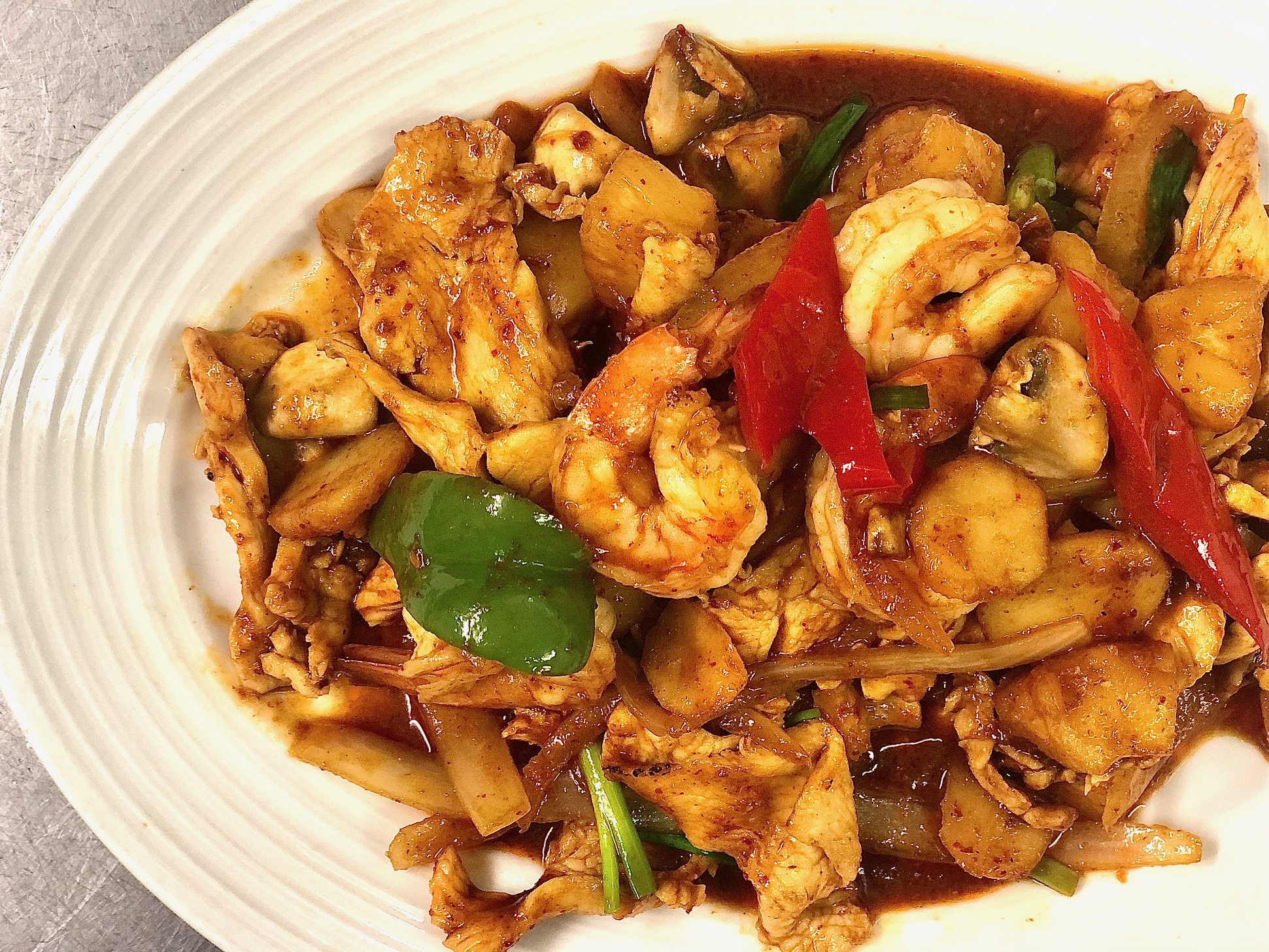 Order Siamese Twins food online from Yoong Tong Thai Restaurant store, Northborough on bringmethat.com