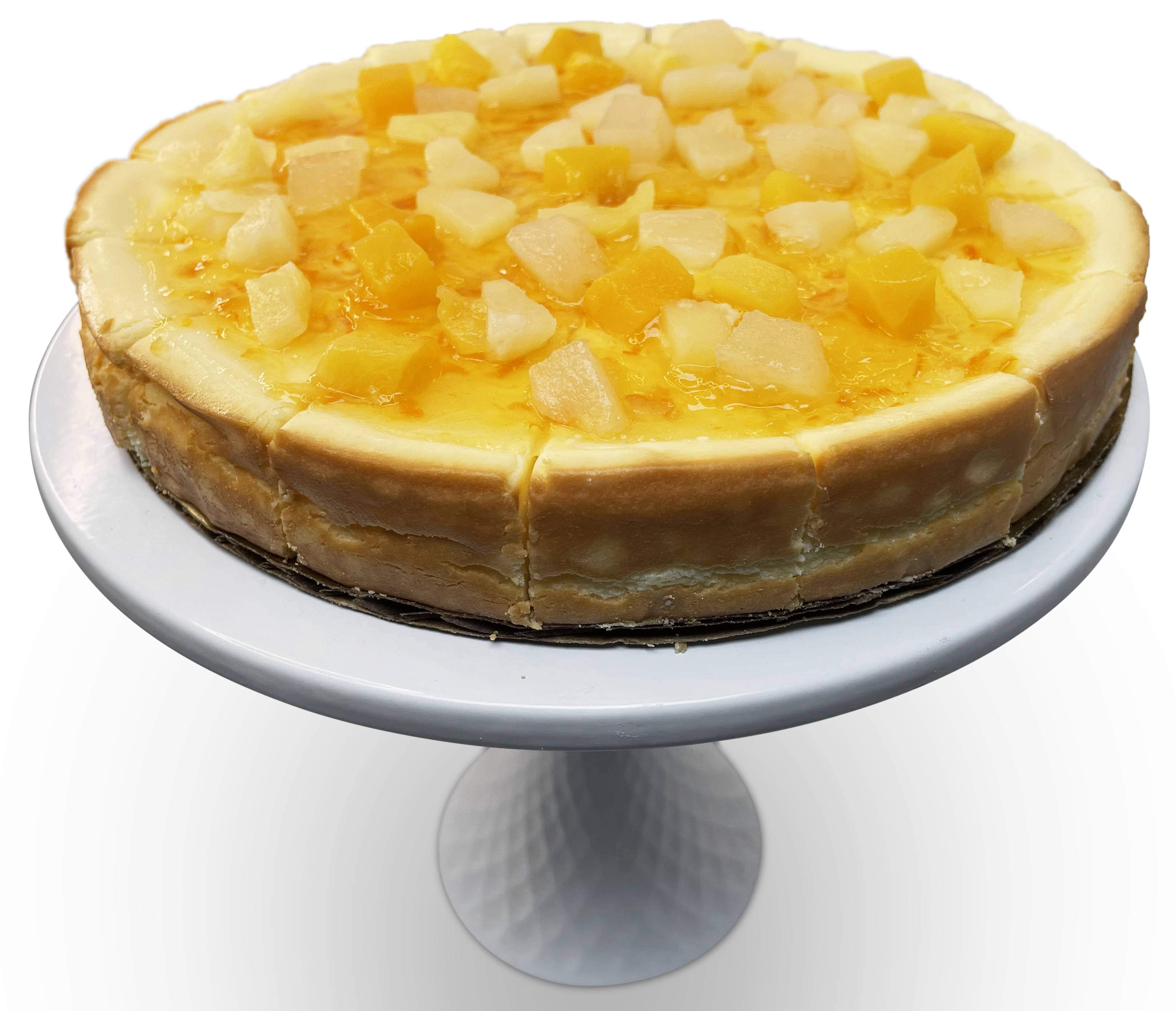 Order Andy Anand Tangy Tropical Fruit Cheesecake 9" - 2 lbs food online from Andy Anand Chocolates store, Chino on bringmethat.com