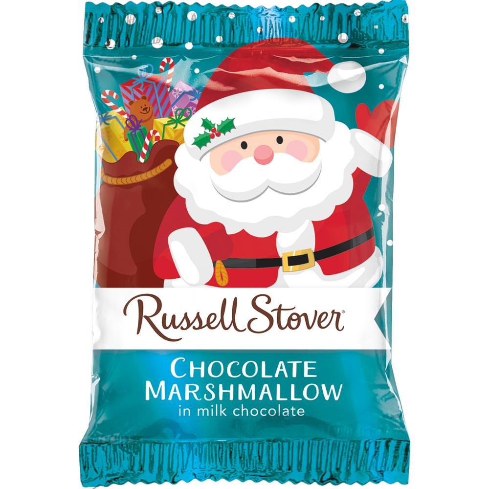 Order Russell Stover Milk Chocolate Marshmallow Santa Face - 1 oz food online from Bartell store, Edmonds on bringmethat.com