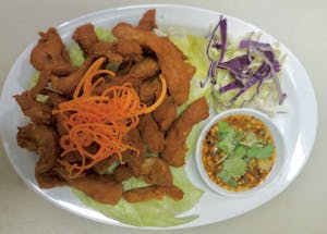 Order W16. Pork Jerky food online from Teya Thai Restaurant store, Valley Village on bringmethat.com