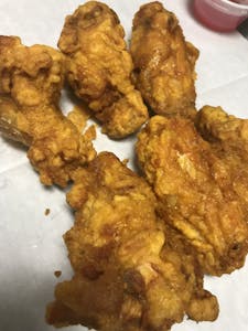 Order 6. Fried Chicken Wings (6) 炸鸡翅 food online from Moon Wok store, Lenexa on bringmethat.com