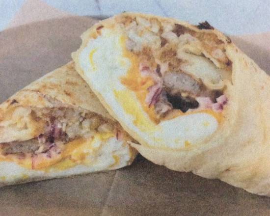Order Sausage Egg Wrap food online from Souffle Cafe store, San Francisco on bringmethat.com