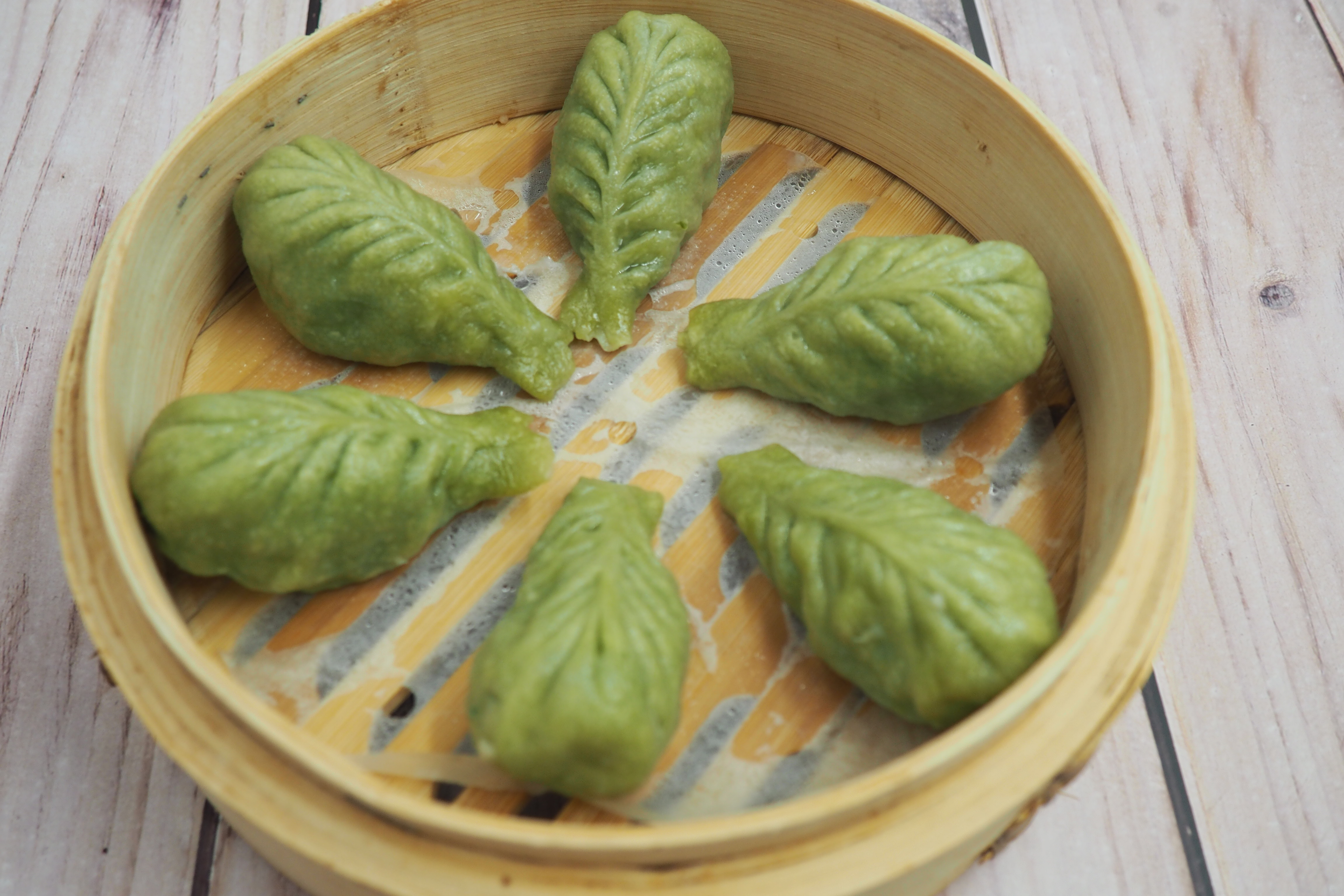 Order 6 Steamed Vegetable Dumplings food online from Bai Wei store, Philadelphia on bringmethat.com