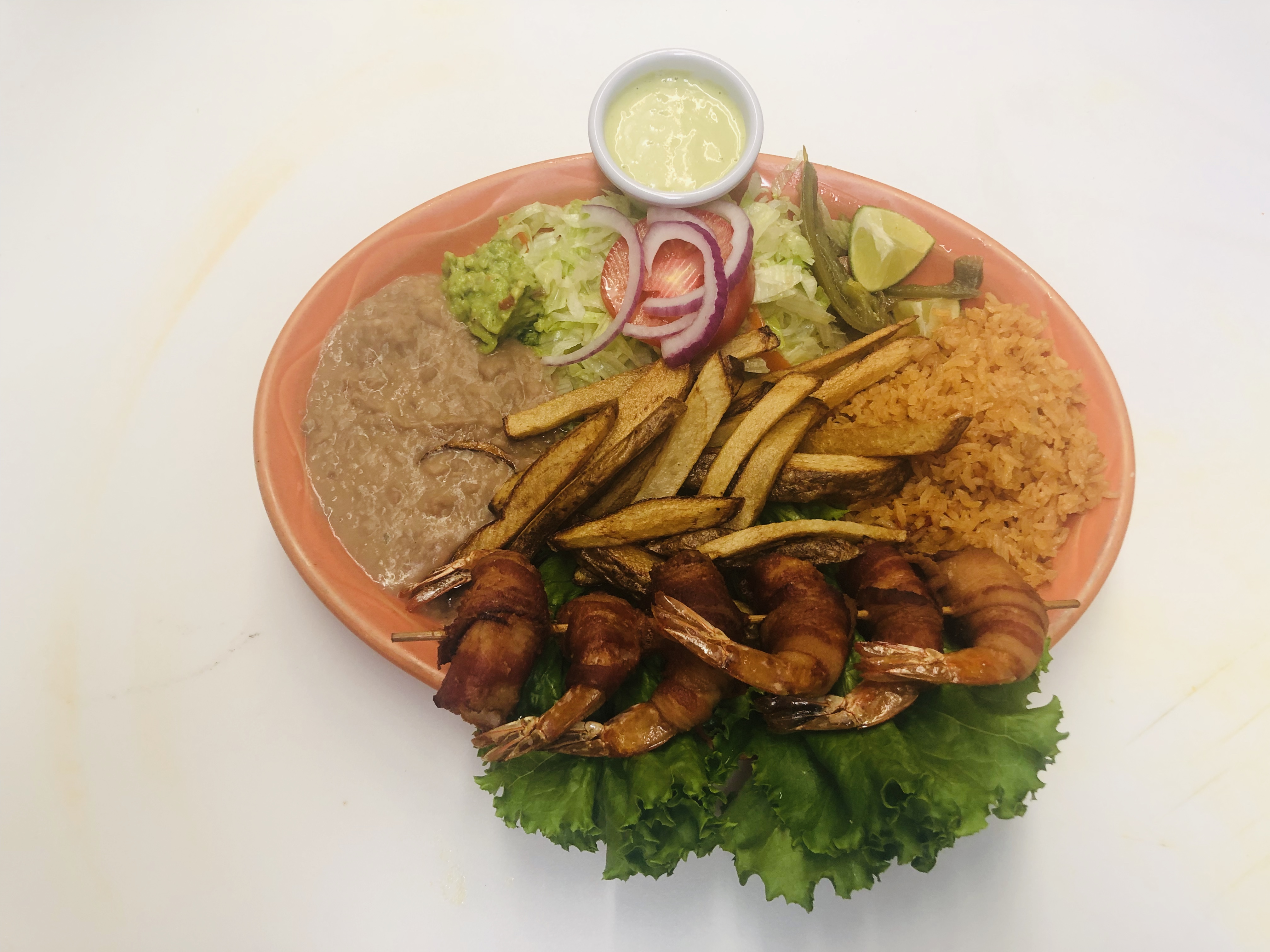 Order Camarones Momia Plate food online from El Michoacano store, Gilroy on bringmethat.com