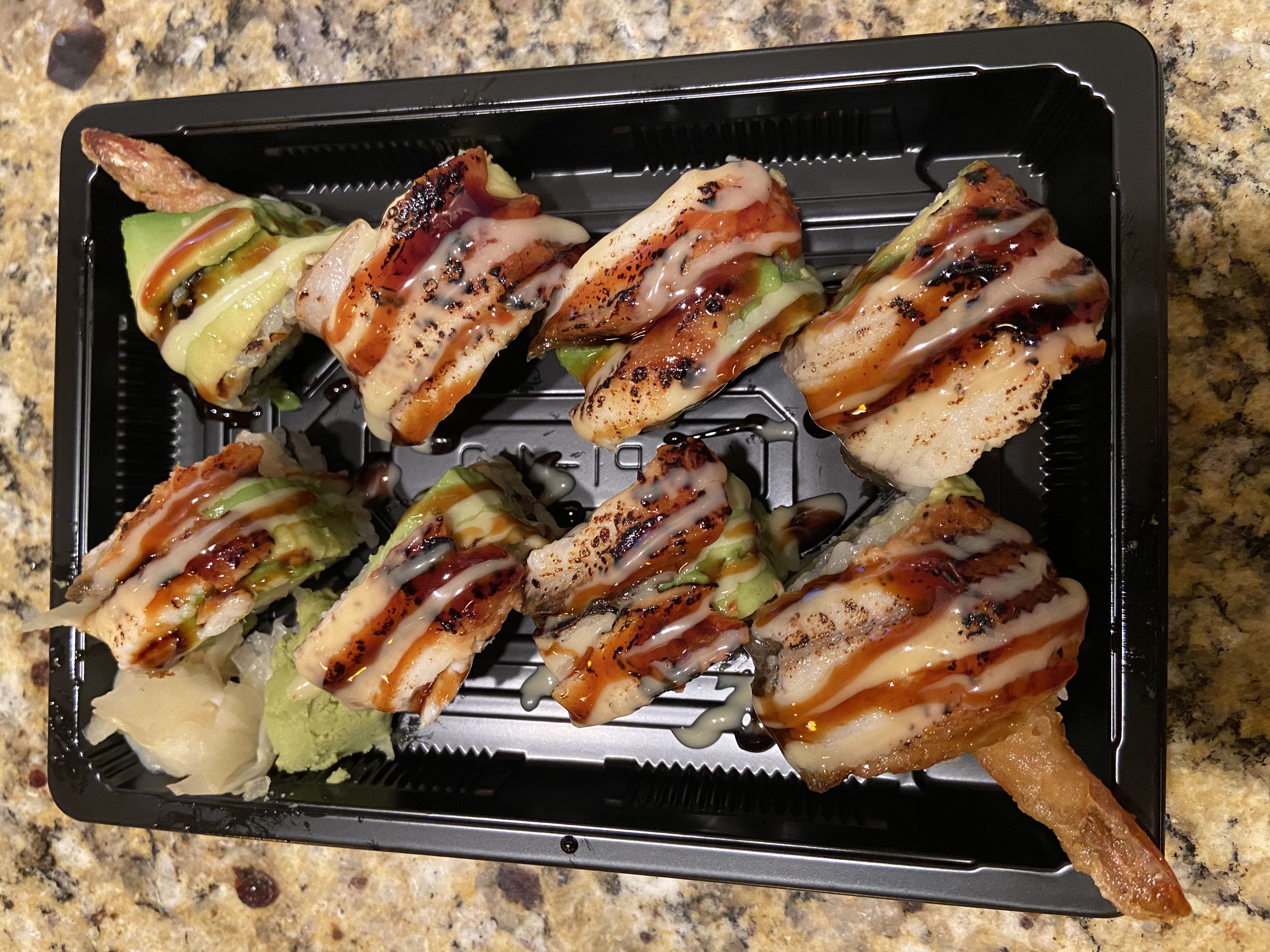 Order Dragon Roll food online from Tanpopo Ramen & Sushi Restaurant store, Hales Corners on bringmethat.com