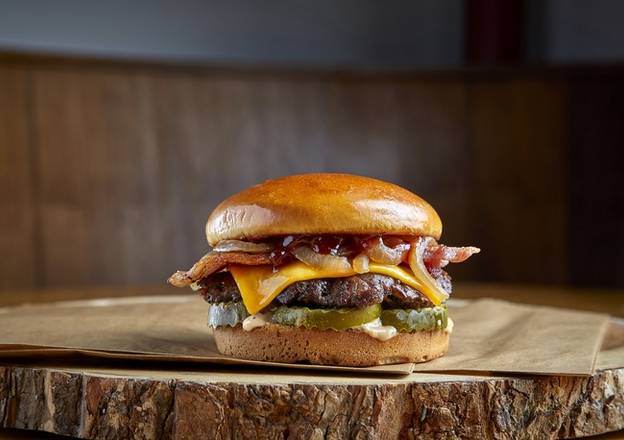 Order Cowboy Burger food online from Epic Burger store, Chicago on bringmethat.com