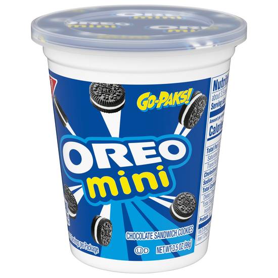 Order Oreo Mini Chocolate Sandwich Cookies Go-Paks (3.5 oz) food online from Rite Aid store, Yamhill County on bringmethat.com