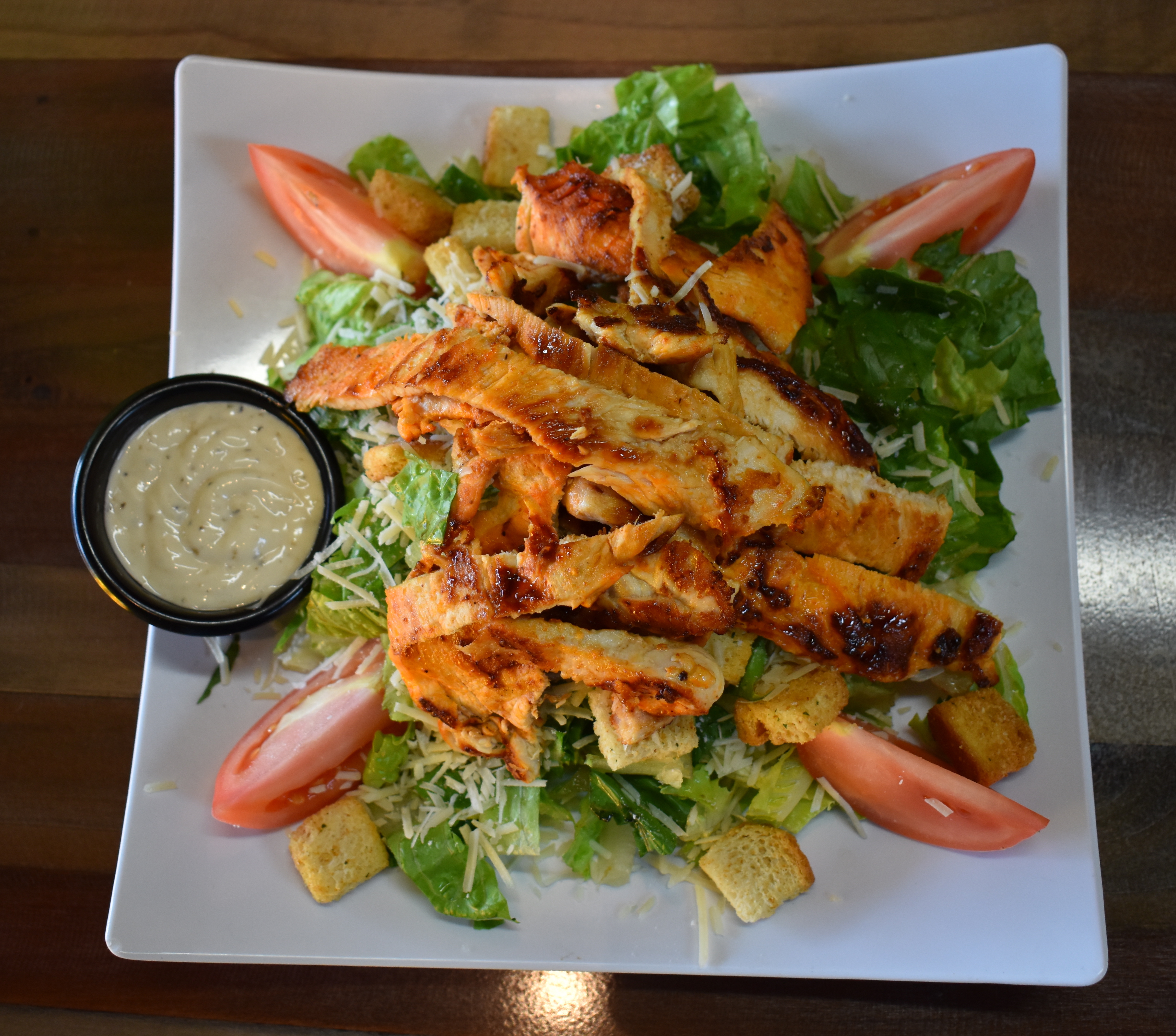 Order Caesar Chicken Salad food online from Ixcateco Grill store, Chicago on bringmethat.com