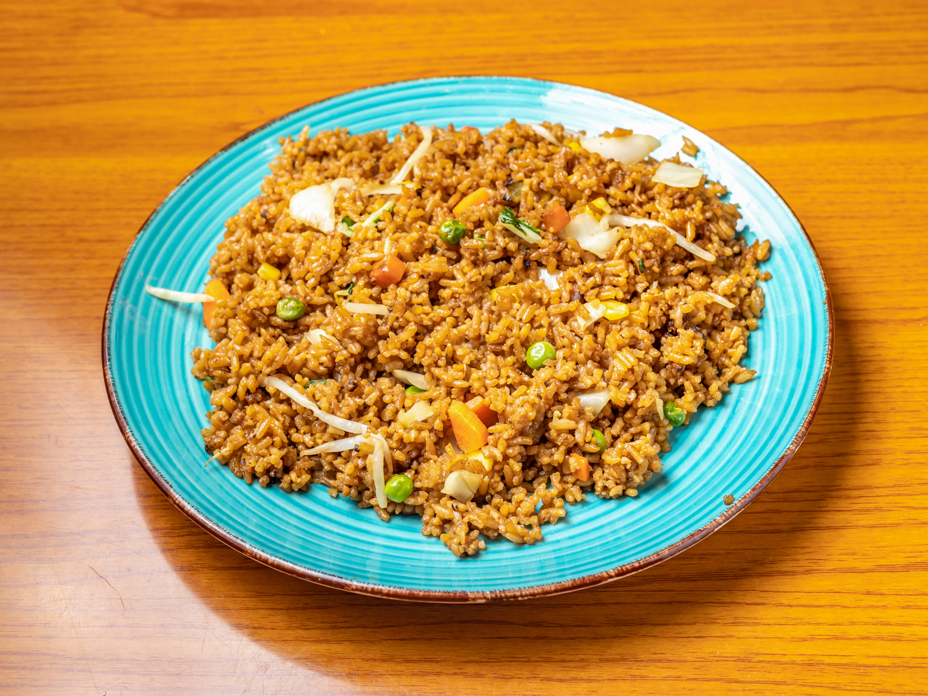Order Vegetable Fried Rice food online from Rockaway Roti Shop store, South Ozone Park on bringmethat.com