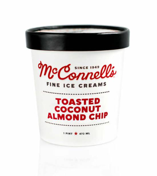 Order McConnell's Ice Cream - Toasted Coconut Almond Chip food online from IV Deli Mart store, Goleta on bringmethat.com