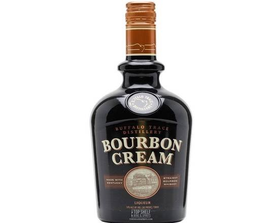 Order Buffalo Trace Bourbon Cream Liqueur (15% ALC) food online from Happy Hill Country Liqour store, Liberty Hill on bringmethat.com