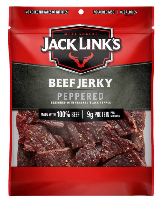 Order Jack Link's - Beef Jerky - Peppered* food online from IV Deli Mart store, Goleta on bringmethat.com